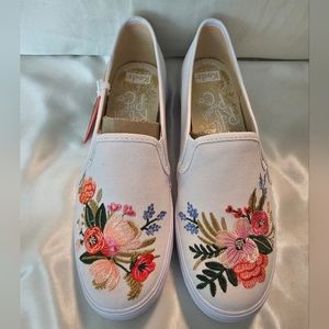 Rifle x Keds Triple Decker Lively Embroidery Slip Ons